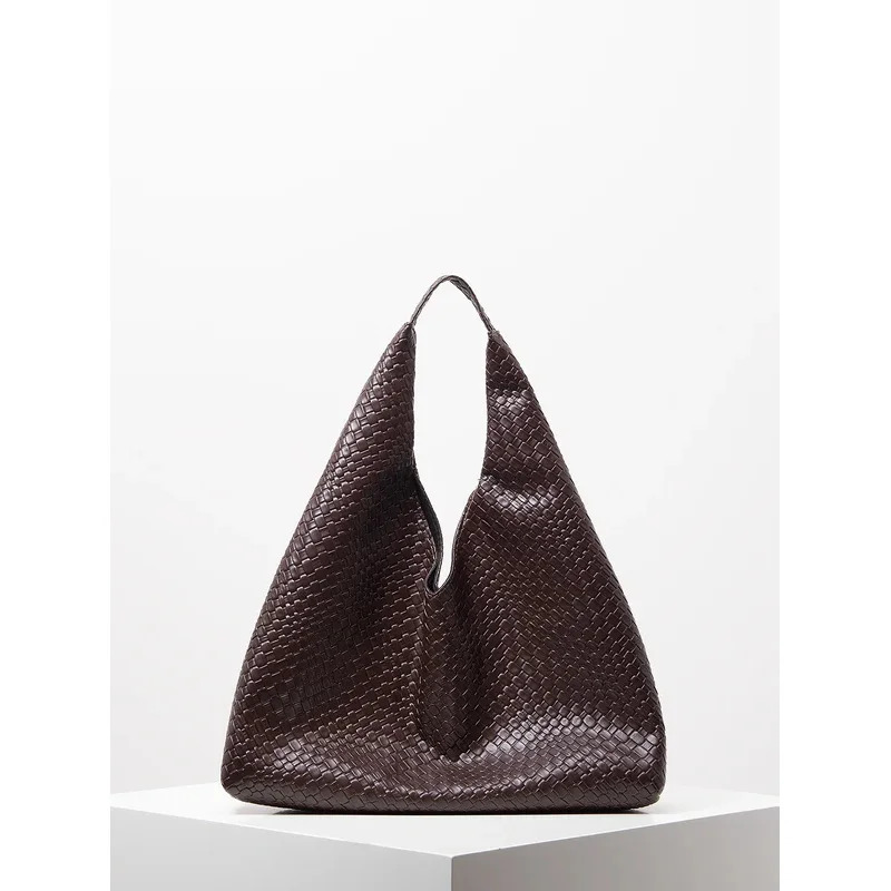 Leather Work Bag Women - Women's Minimalist Hobo Tote Bag -