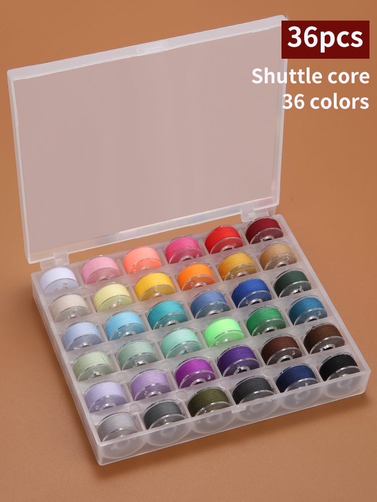 Waxed Thread Linen - 25/36 Colors Set Bobbin Thread Polyester