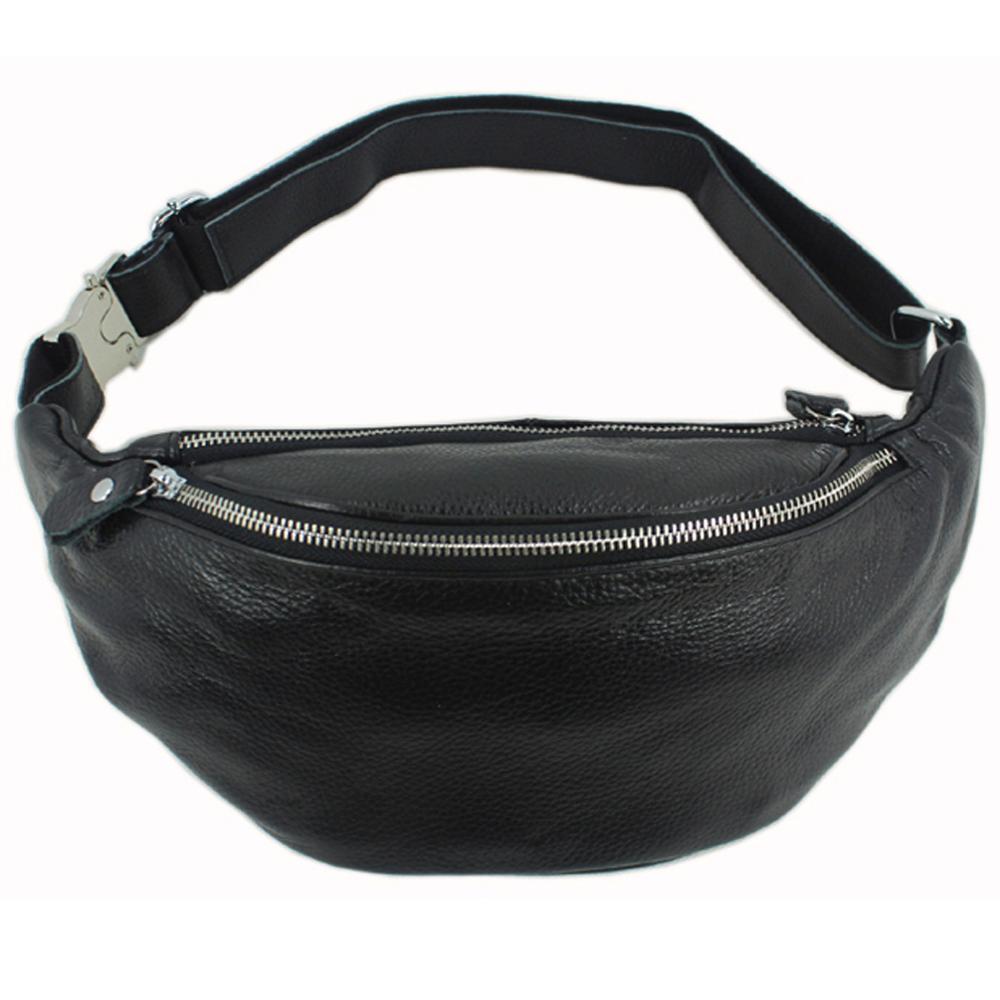 Leatherwork Belt - Fashion Genuine Leather waist bag for