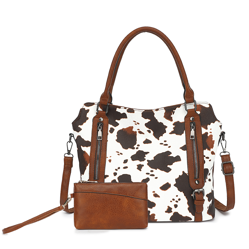 Leather Work Bag Women - 2PC Set Women tote bag classic