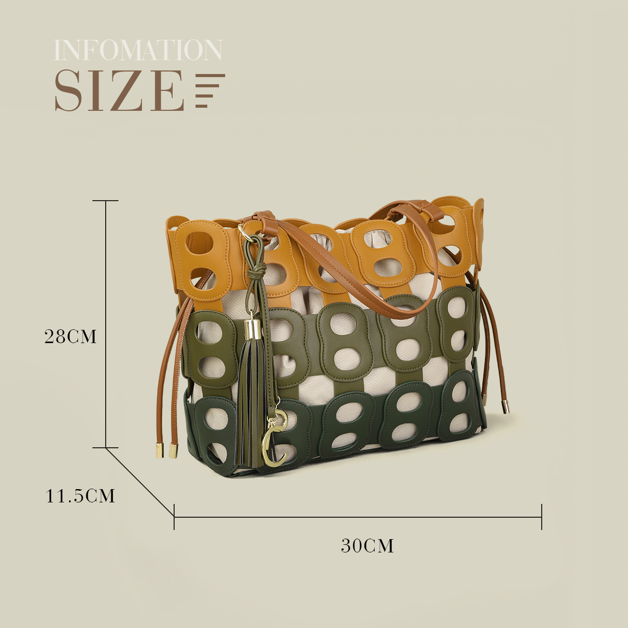 Leather Work Bag Women - PG PATSY GARIS Women's Crossbody Bag