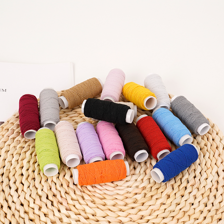 Waxed Thread Linen - 18-Color 0.6mm Ultra-Fine Elastic Thread, 20m