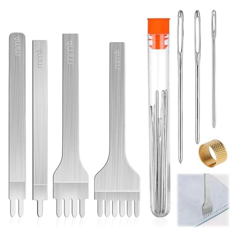 Leatherwork Needles - A20F-14Pcs Leather Working Tools With 4Mm