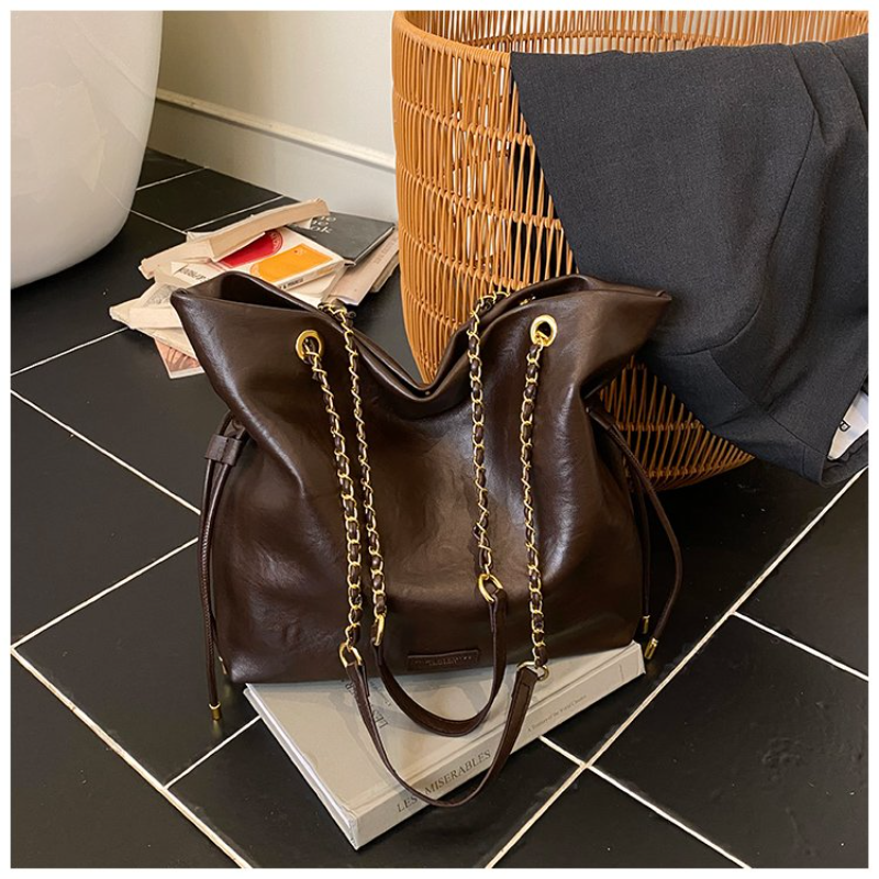 Vintage Dark Brown Oil Wax Lea - đánh giá và giá Leather Work Outfit