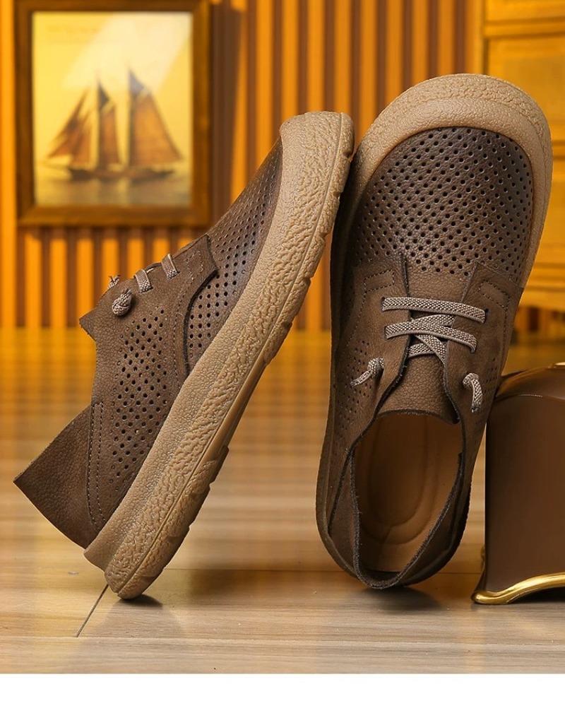 Genuine Leather Men's Shoes Co - đánh giá và giá Leather Work Outfit