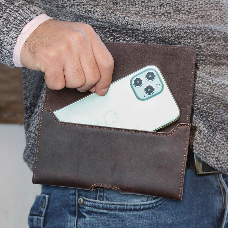 Cowhide Leather Waist Bag Phon - đánh giá và giá Leatherwork Belt