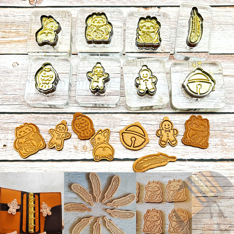 Leather Stamp Cutting Die DIY  - đánh giá và giá Leatherwork Keychain
