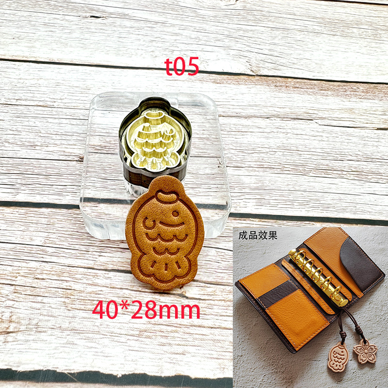 Leather Stamp Cutting Die DIY  - đánh giá và giá Leatherwork Keychain