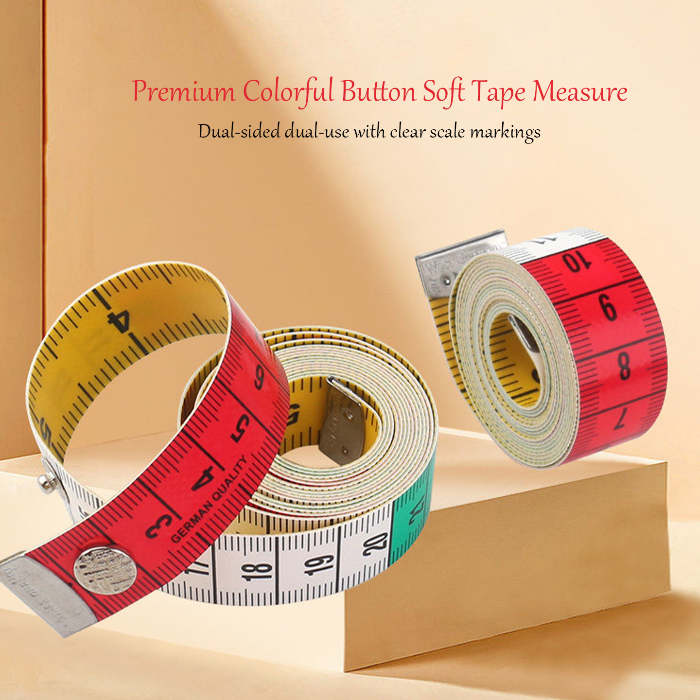 Colorful 1.5M Dual Scale Soft  - đánh giá và giá Leatherwork Ruler