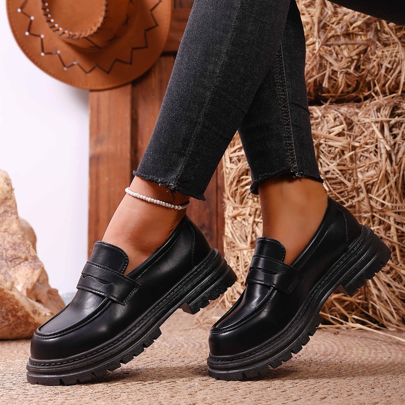 Women's Brown Leather Loafers  - đánh giá và giá Leather Work Women Shoes