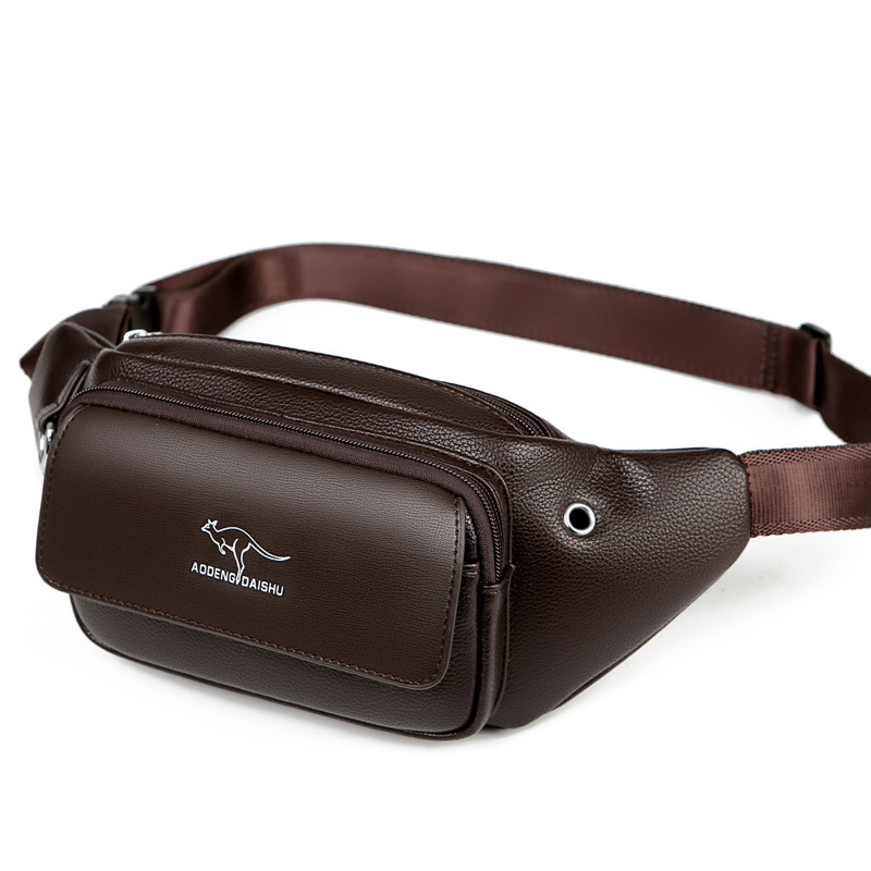 Luxury Brand Waist Bag Men Lea - đánh giá và giá Leatherwork Belt
