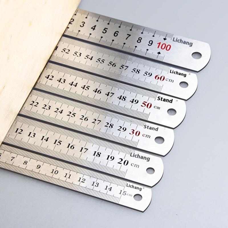 1Pcs 15/20/30/40/50/60100cm St - đánh giá và giá Leatherwork Ruler