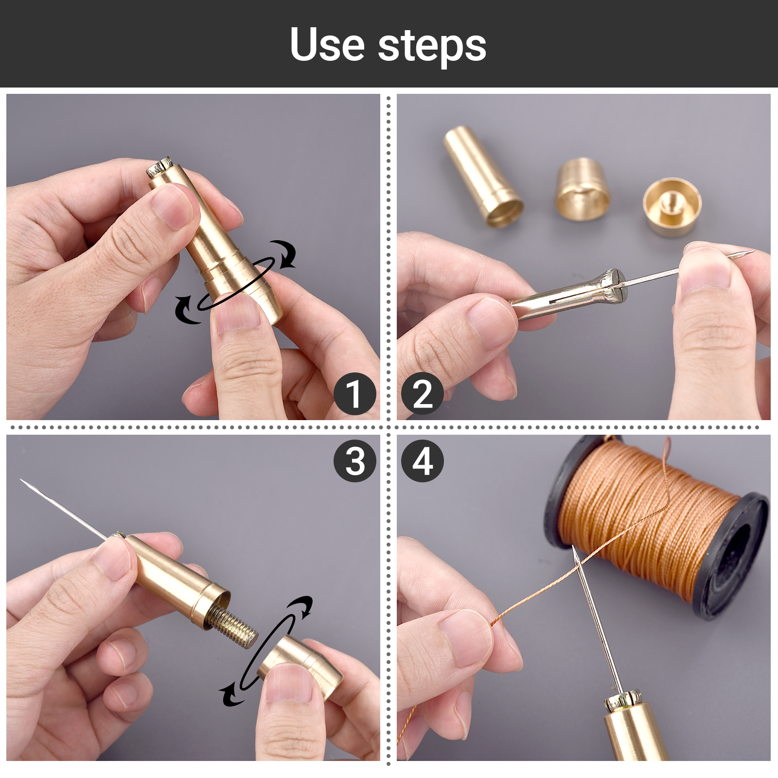 Leather Sewing Kit DIY Leather - đánh giá và giá Leatherwork Needles