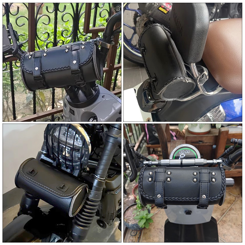 Motorcycle Fork PU Leather Tra - đánh giá và giá Leatherwork Bag