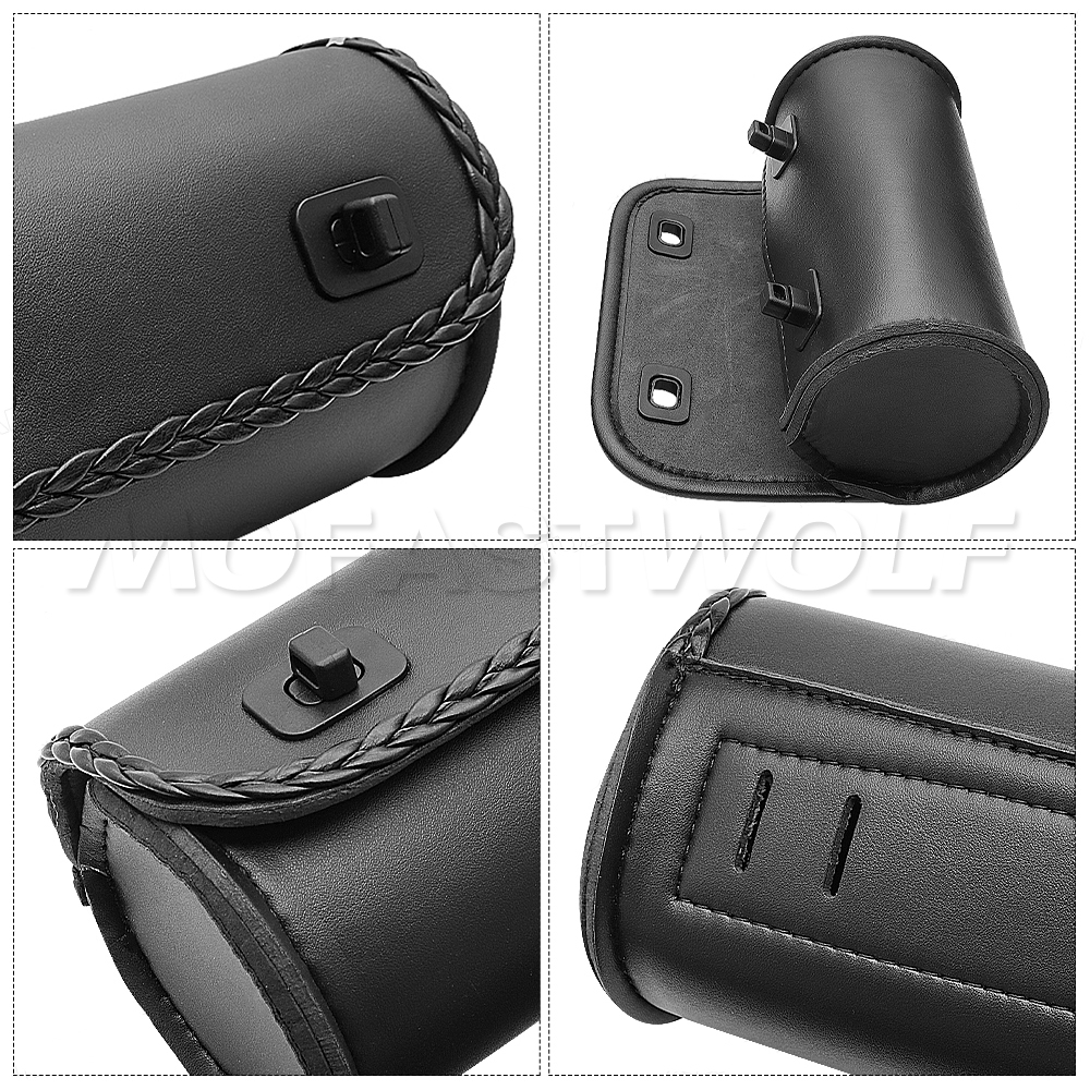 Motorcycle Fork PU Leather Tra - đánh giá và giá Leatherwork Bag