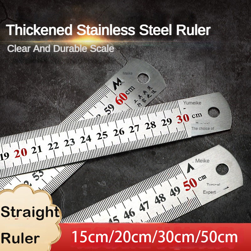 Stainless Straight Ruler Steel - đánh giá và giá Leatherwork Ruler