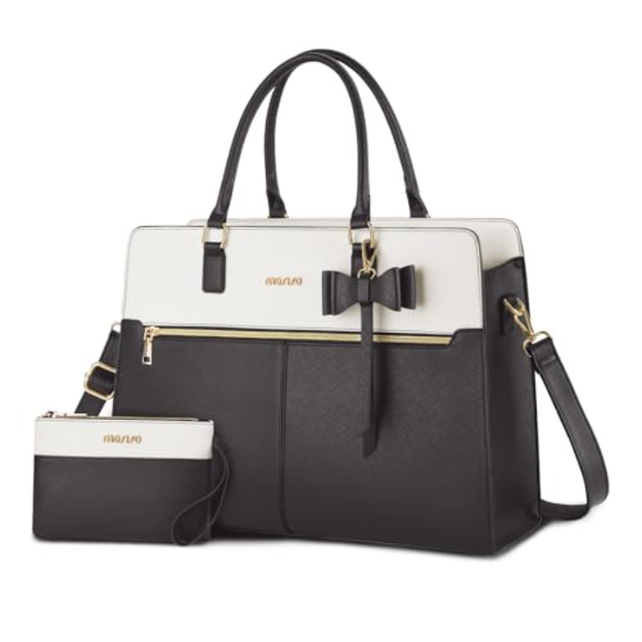 Laptop Tote Bag for Women, 15. - đánh giá và giá Leather Work Is