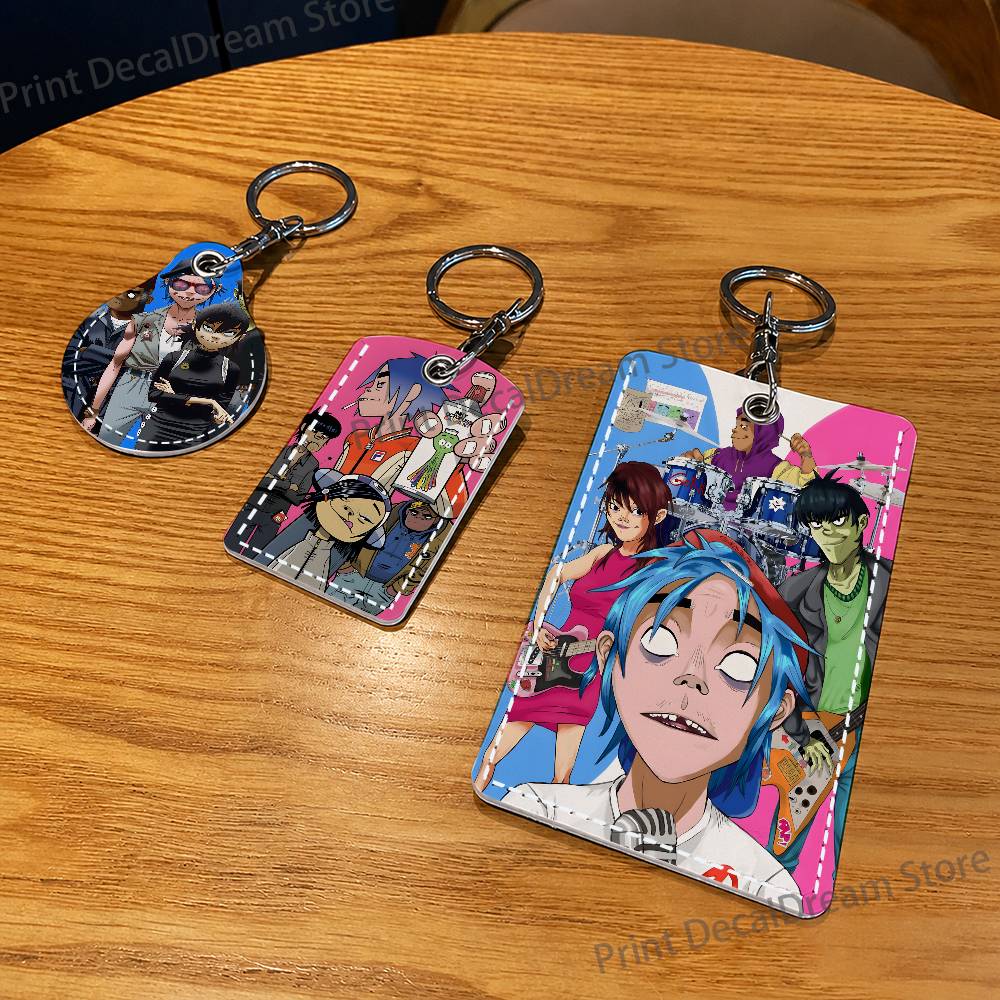 Band G-Gorillaz Holder Keychai - đánh giá và giá Leather Work Is