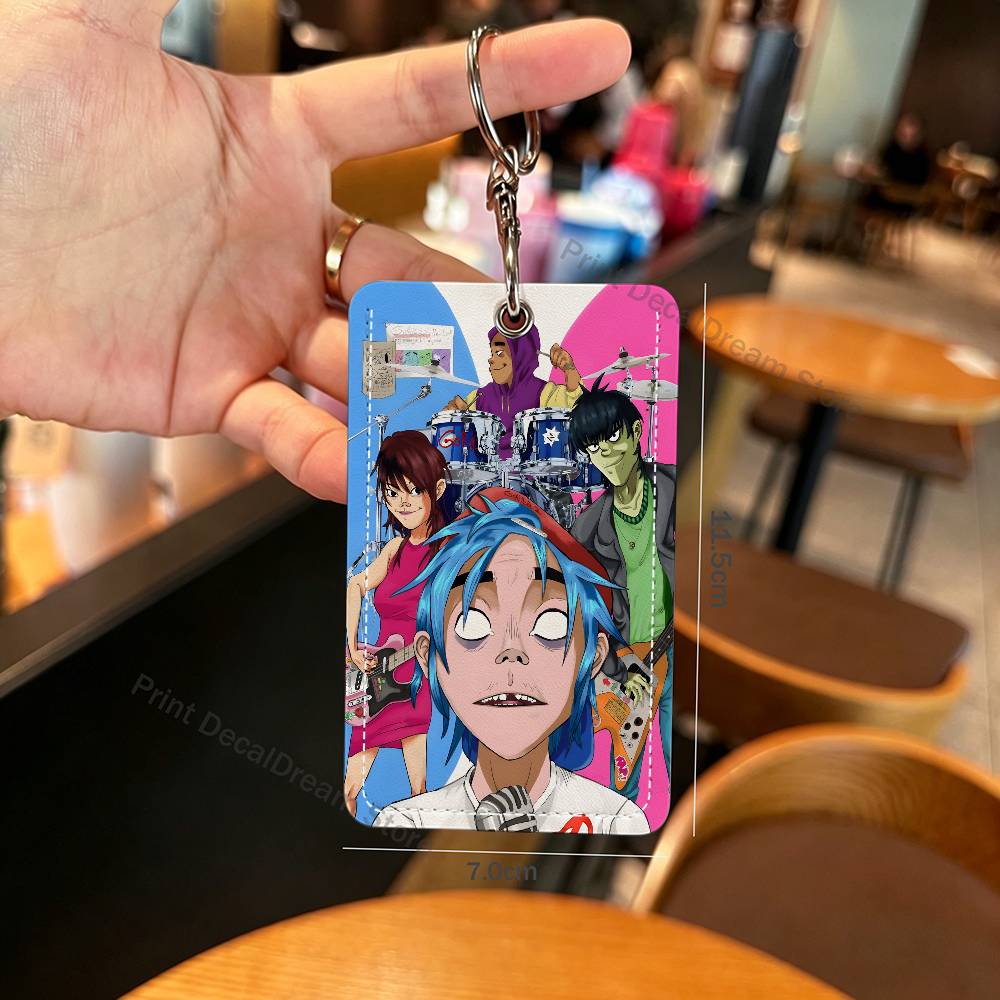 Band G-Gorillaz Holder Keychai - đánh giá và giá Leather Work Is