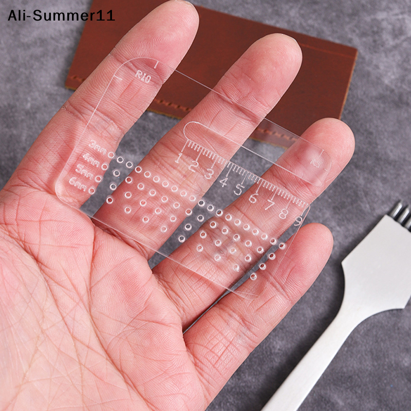 【1a1】【S63】4mm Thickened Transp - đánh giá và giá Leatherwork Ruler