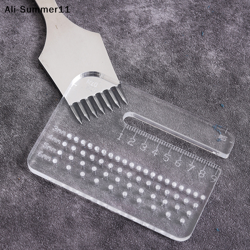 【1a1】【S63】4mm Thickened Transp - đánh giá và giá Leatherwork Ruler