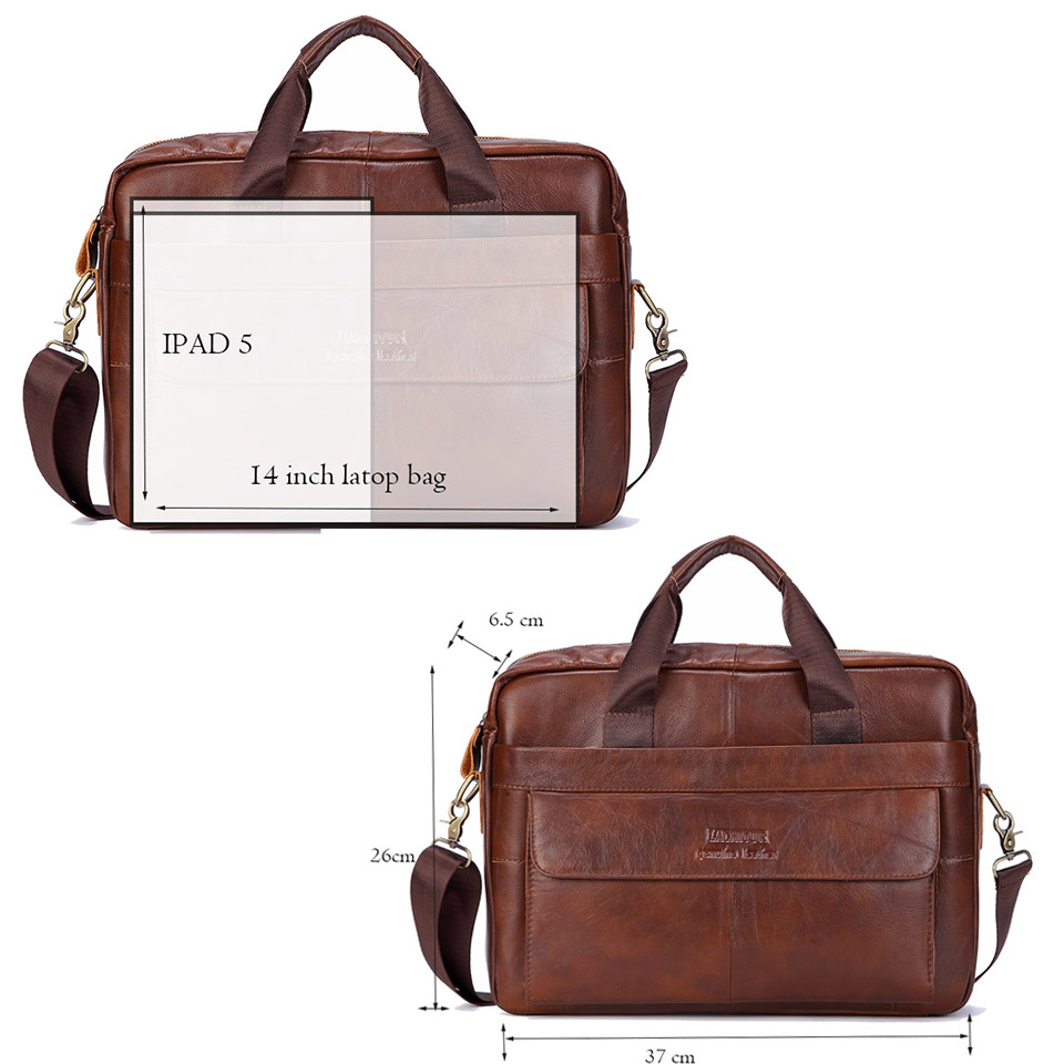 Men Genuine Leather Handbag Fa - đánh giá và giá Leatherwork Bag
