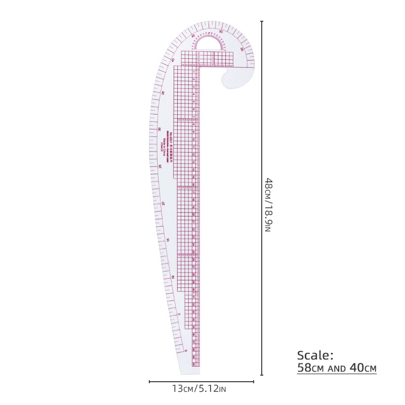 58cm Curve & 40cm Straight Mul - đánh giá và giá Leatherwork Ruler
