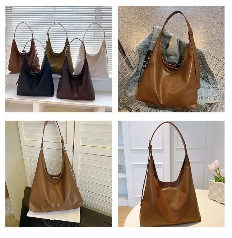 Vintage Hobo Tote Bag for Wome - đánh giá và giá Leather Work Bag Women