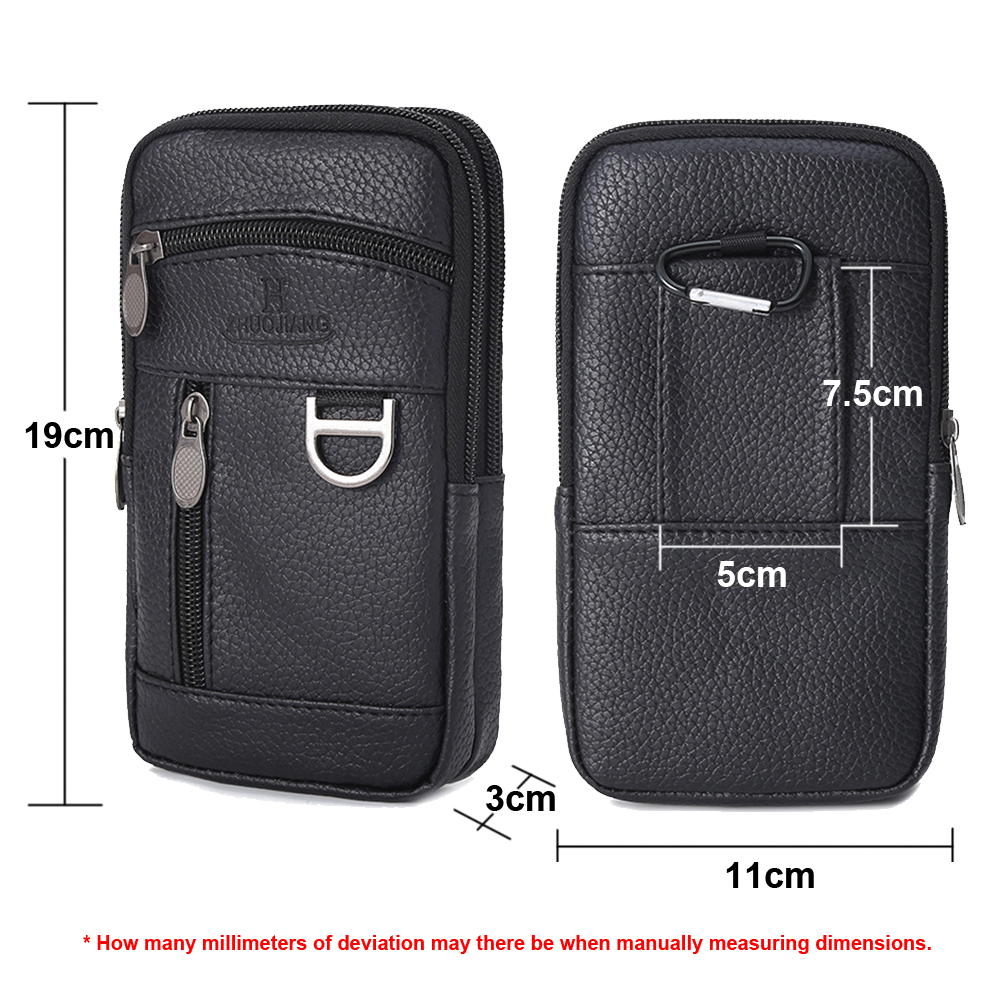 Men Waist Bag Mobile Phone Bag - đánh giá và giá Leatherwork Belt