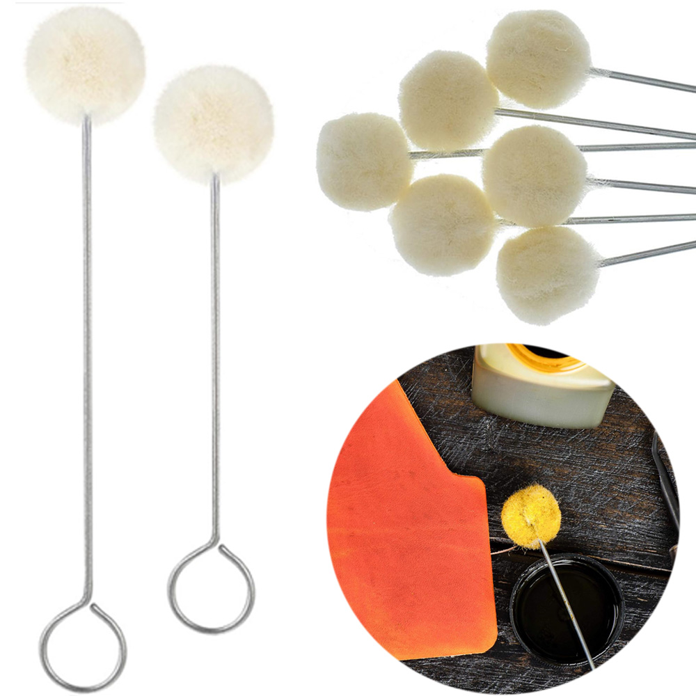 10/30pcs Leather Wool Balls Pa - đánh giá và giá Leather Dye Finish