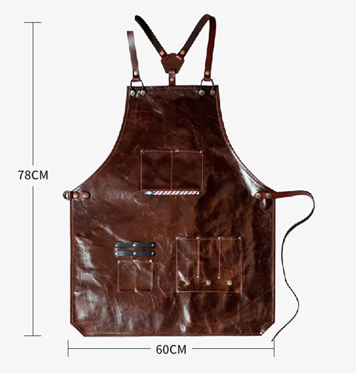 Men's Leather Work Apron with  - đánh giá và giá Leatherwork Apron