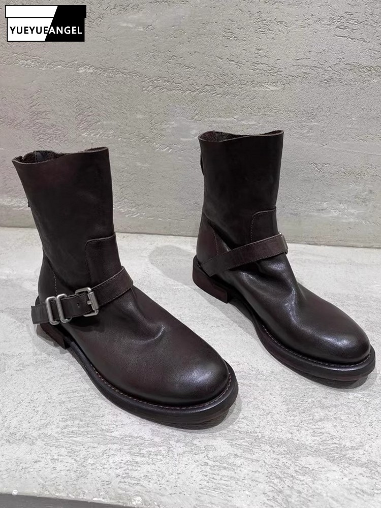 Autumn New Women Buckle High T - đánh giá và giá Leather Work Women Shoes