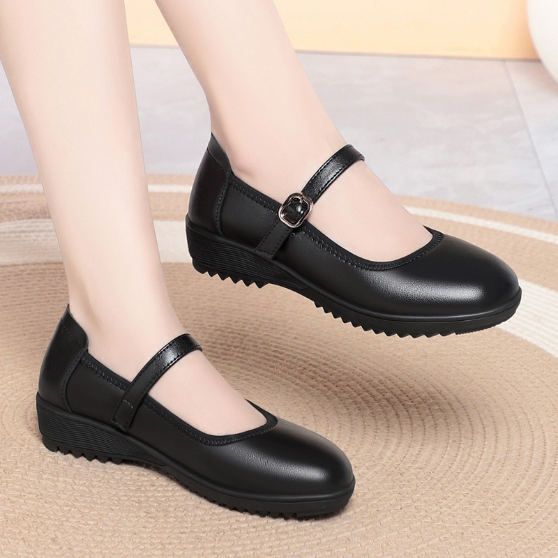 Quality Breathable Comfortable - đánh giá và giá Leather Work Women Shoes