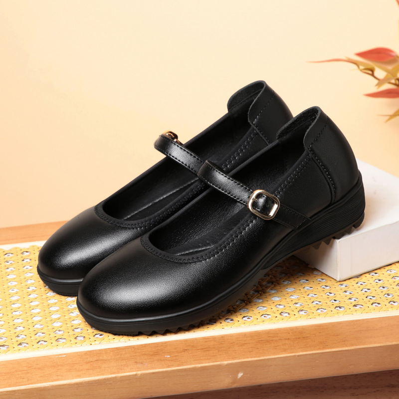 Quality Breathable Comfortable - đánh giá và giá Leather Work Women Shoes