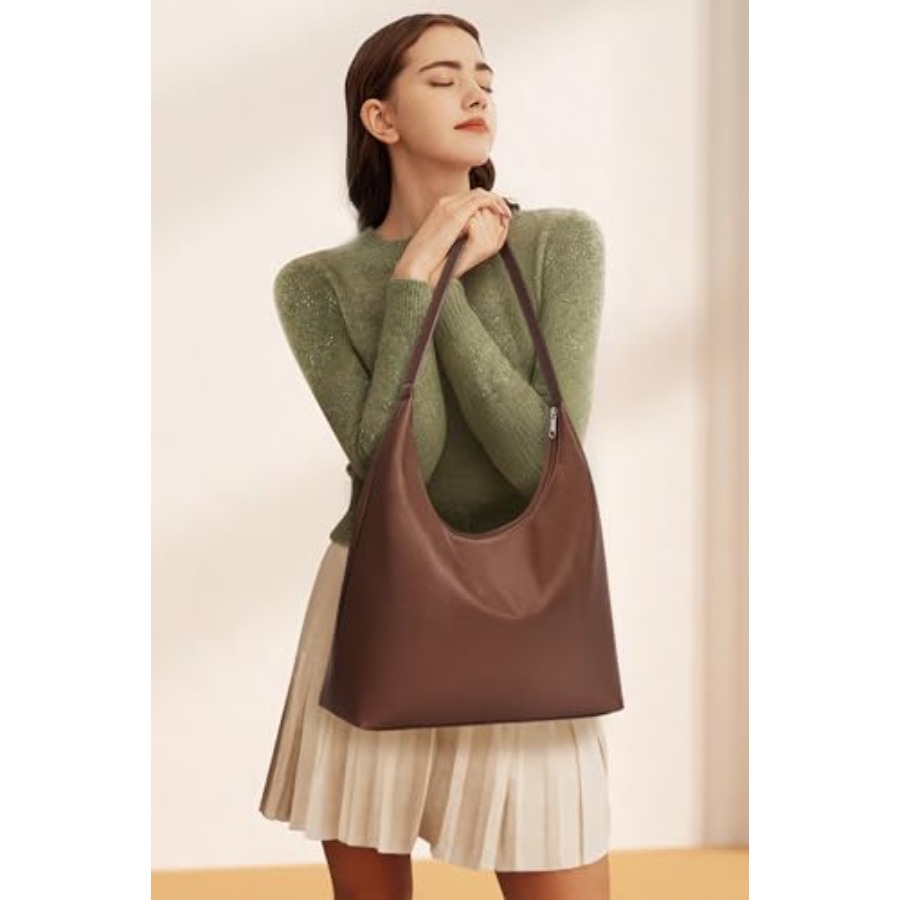 KALIDI Casual Tote Bag Vegan L - đánh giá và giá Leather Work Bag Women