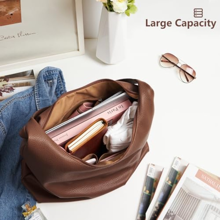 KALIDI Casual Tote Bag Vegan L - đánh giá và giá Leather Work Bag Women