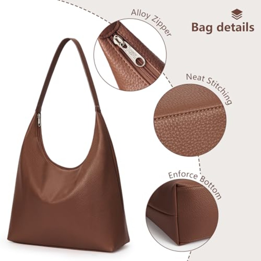 KALIDI Casual Tote Bag Vegan L - đánh giá và giá Leather Work Bag Women