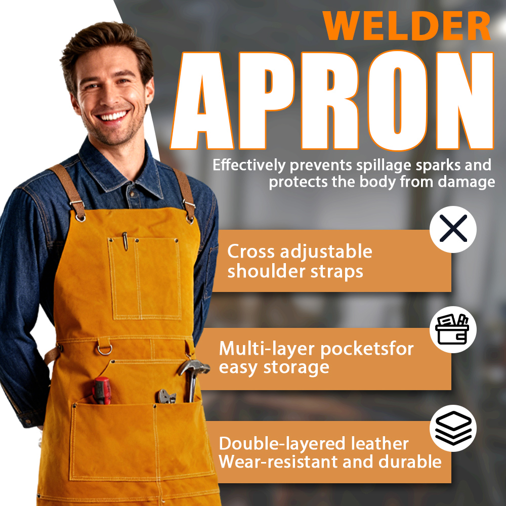 Oxhide Leather Welding Apron C - đánh giá và giá Leatherwork Apron