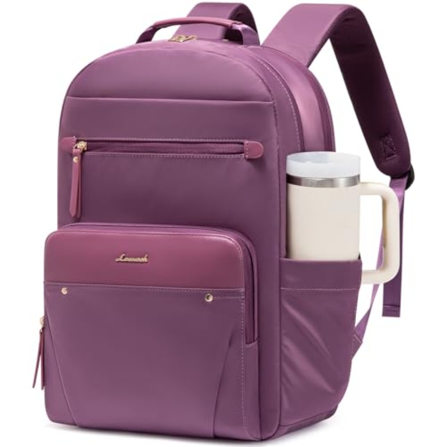Laptop Backpack for Women with - đánh giá và giá Leather Work Is