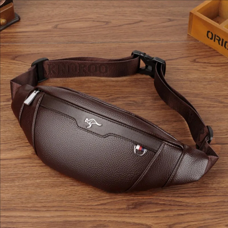 Business Leather Waist Bag Mul - đánh giá và giá Leatherwork Bag