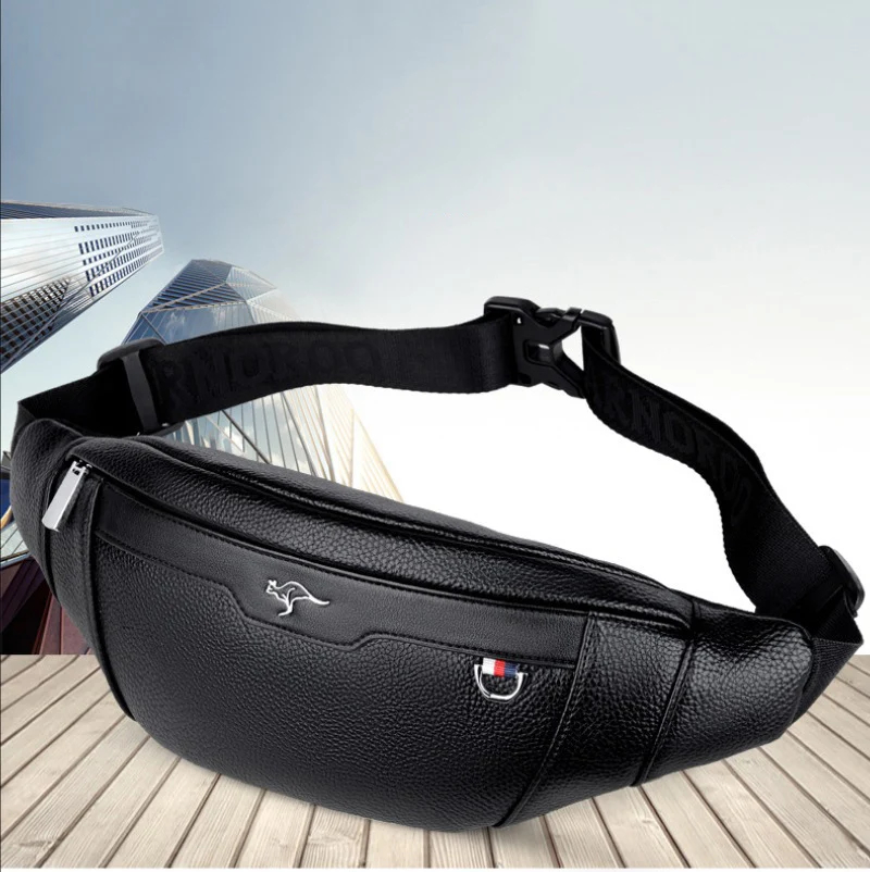 Business Leather Waist Bag Mul - đánh giá và giá Leatherwork Bag