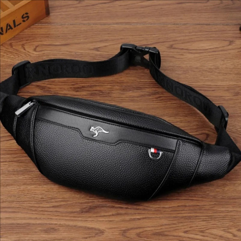 Business Leather Waist Bag Mul - đánh giá và giá Leatherwork Bag