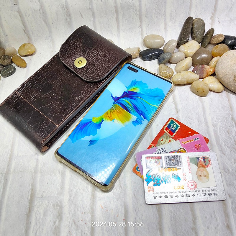 Mobile Phone Waist Bag Holster - đánh giá và giá Leatherwork Belt