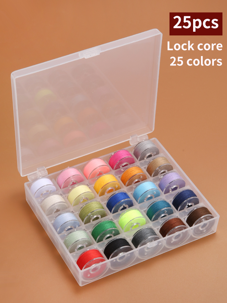 25/36 Colors Set Bobbin Thread - đánh giá và giá Waxed Thread Linen