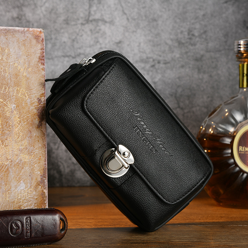 PU Leather Waist Pack for Men  - đánh giá và giá Leatherwork Belt