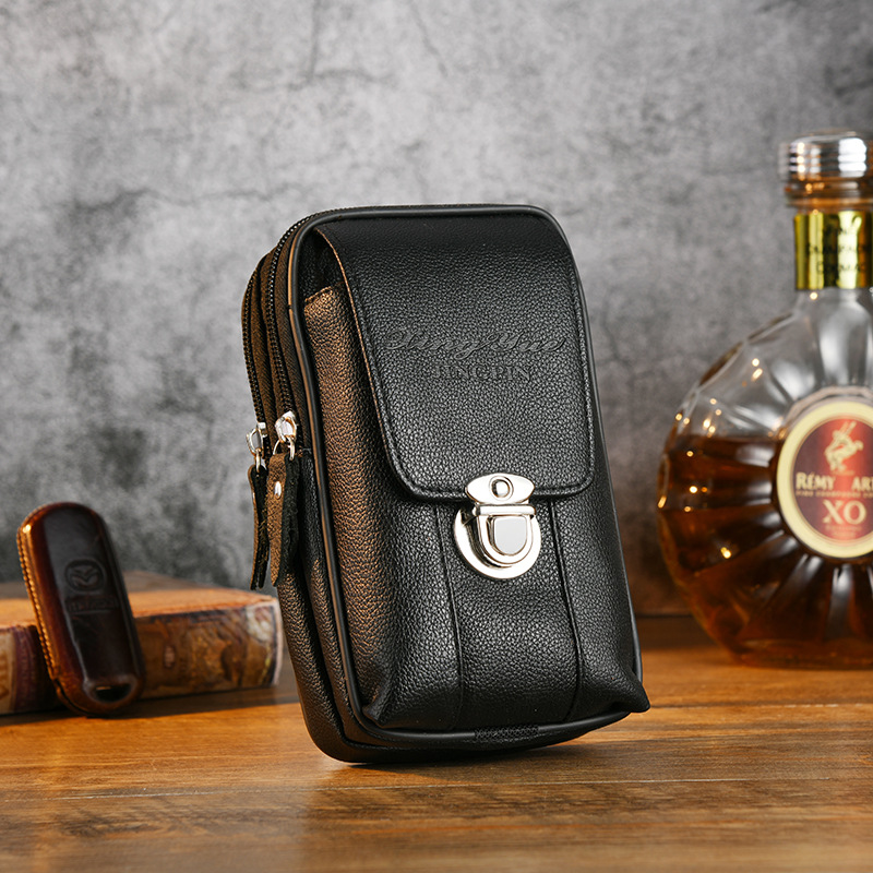 PU Leather Waist Pack for Men  - đánh giá và giá Leatherwork Belt