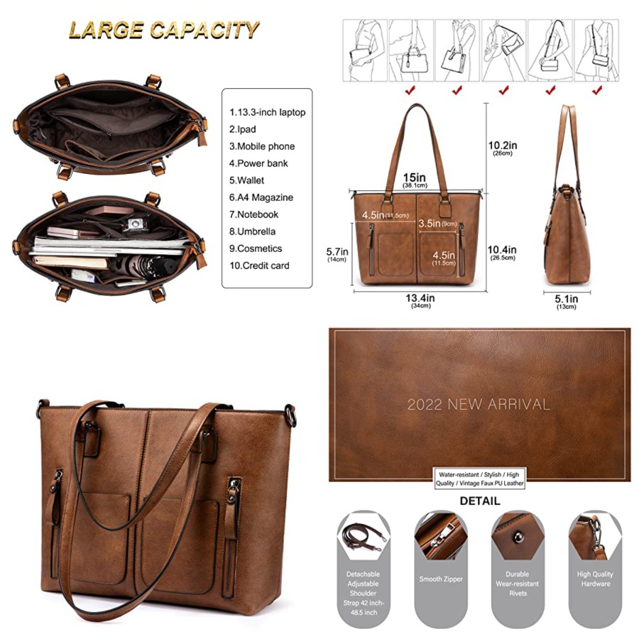 LOVEVOOK Purses Tote Bag for W - đánh giá và giá Leatherwork Bag