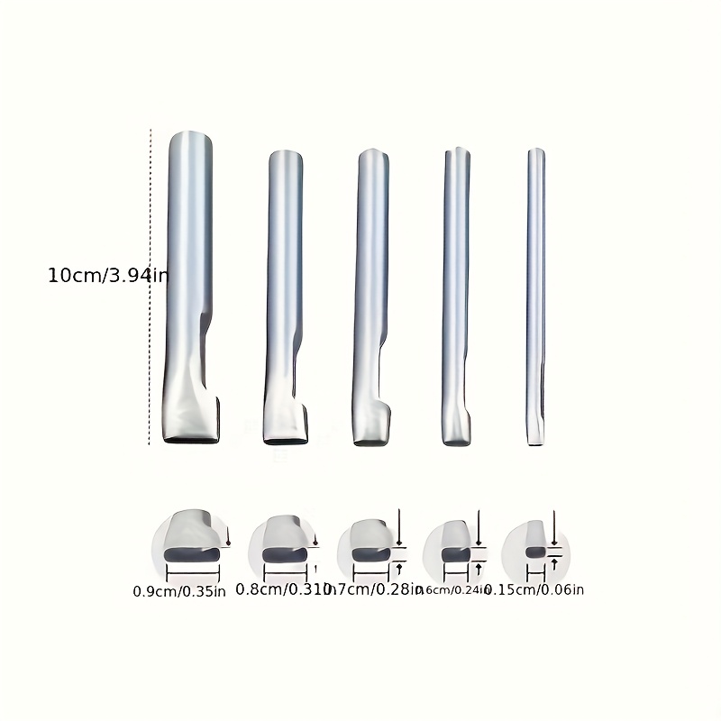 5pcs Leather Oblong Belt Hole  - đánh giá và giá Leatherwork Ruler
