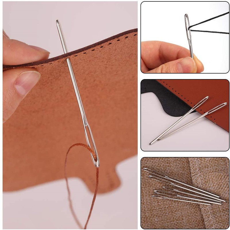 50Pcs Large Eye Blunt Sewing N - đánh giá và giá Leatherwork Needles