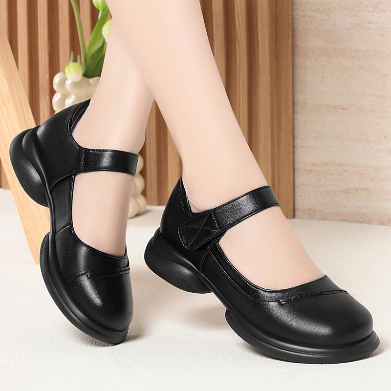 3.5cm British Style All Match  - đánh giá và giá Leather Work Women Shoes